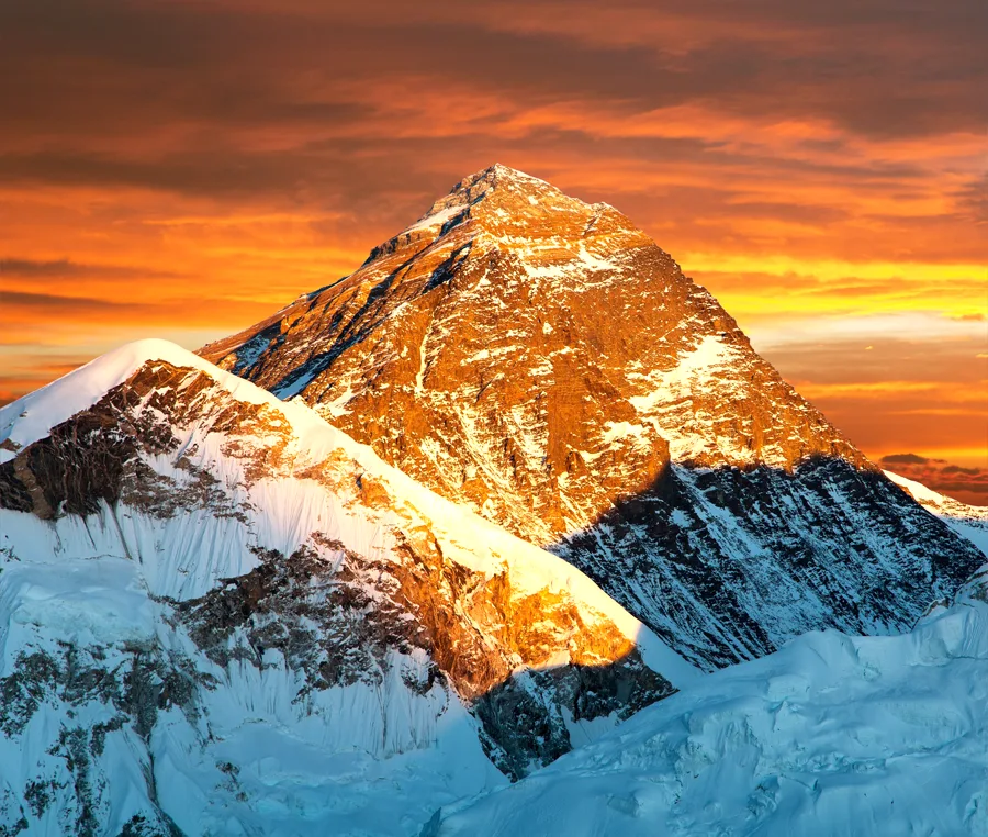 Evening view of Mount Everest